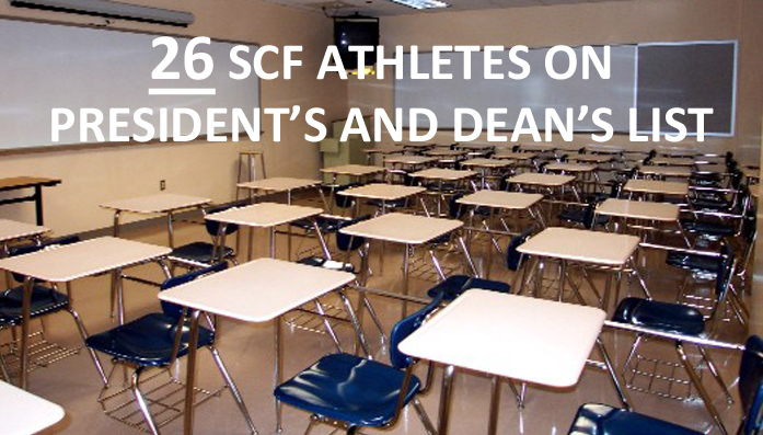 26 SCF student-athletes earned President's and Dean's list academic honors